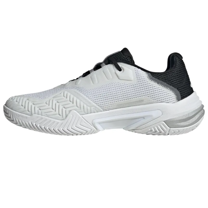 Adidas Barricade 13 Mens Tennis Shoes - White/Core Black/Grey Three