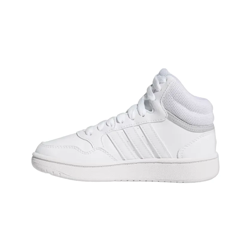 Adidas Hoops Mid 3.0 GW0401 white gray boys' sneakers shoe