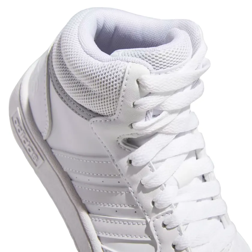 Adidas Hoops Mid 3.0 GW0401 white gray boys' sneakers shoe