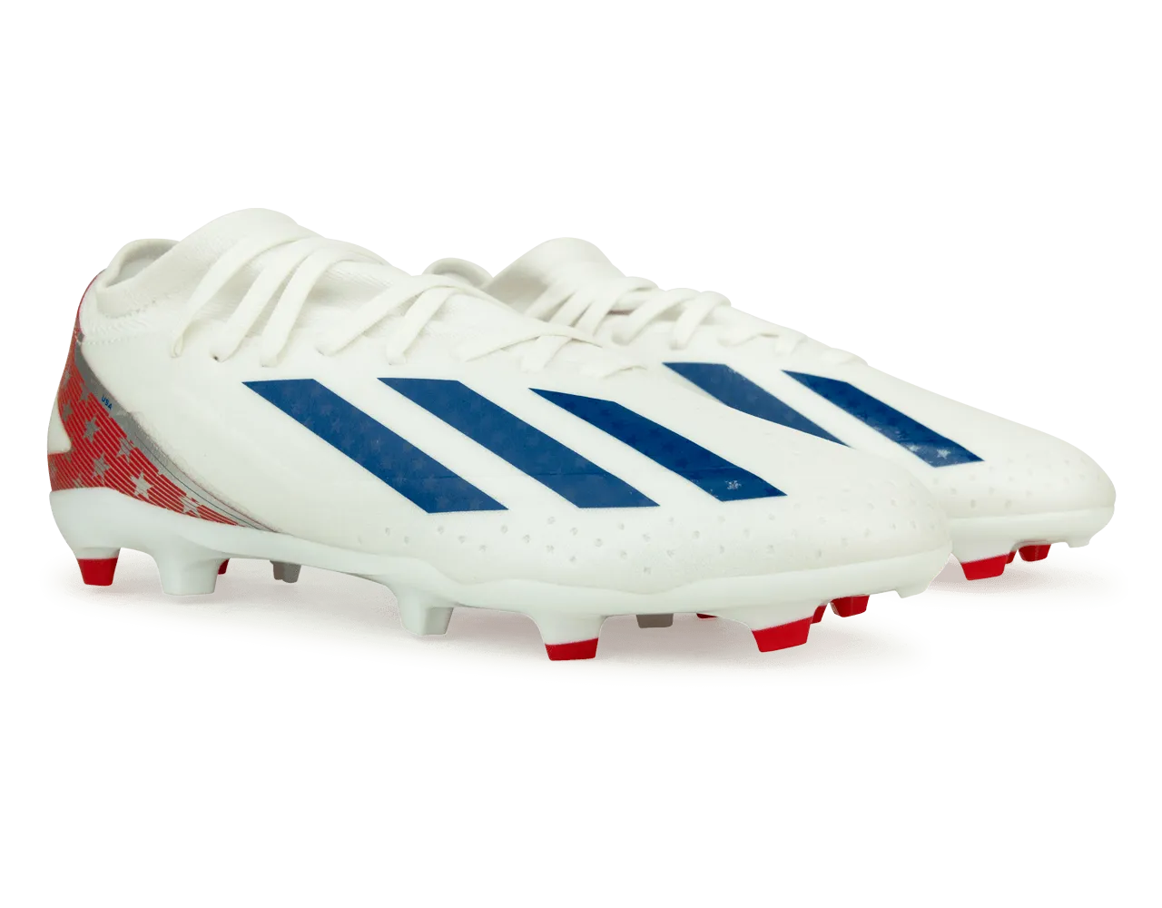 adidas Kids X Crazyfast USA.3 FG White/Red