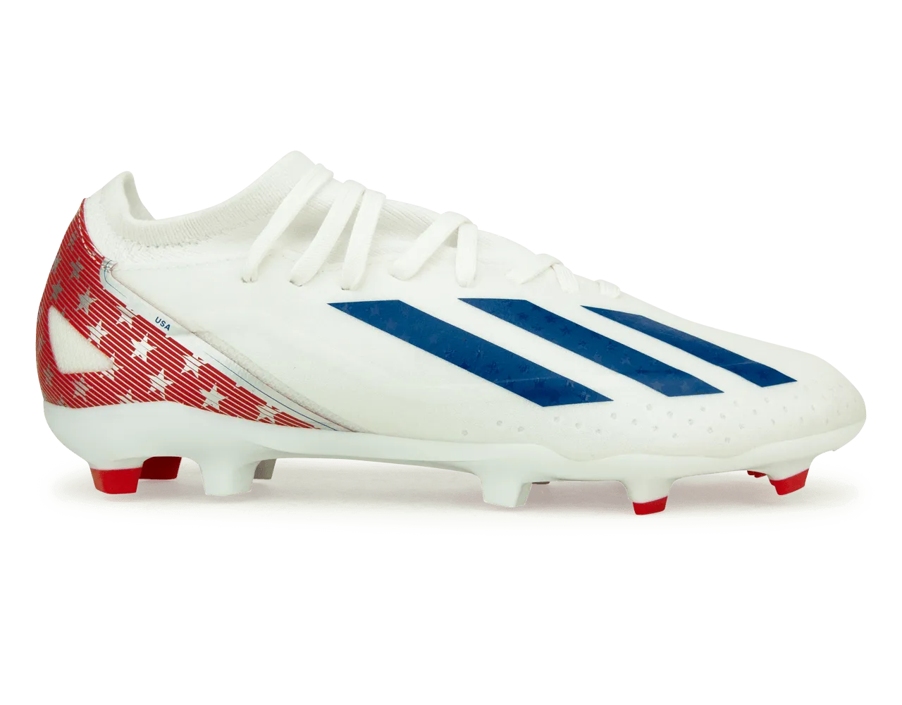 adidas Kids X Crazyfast USA.3 FG White/Red