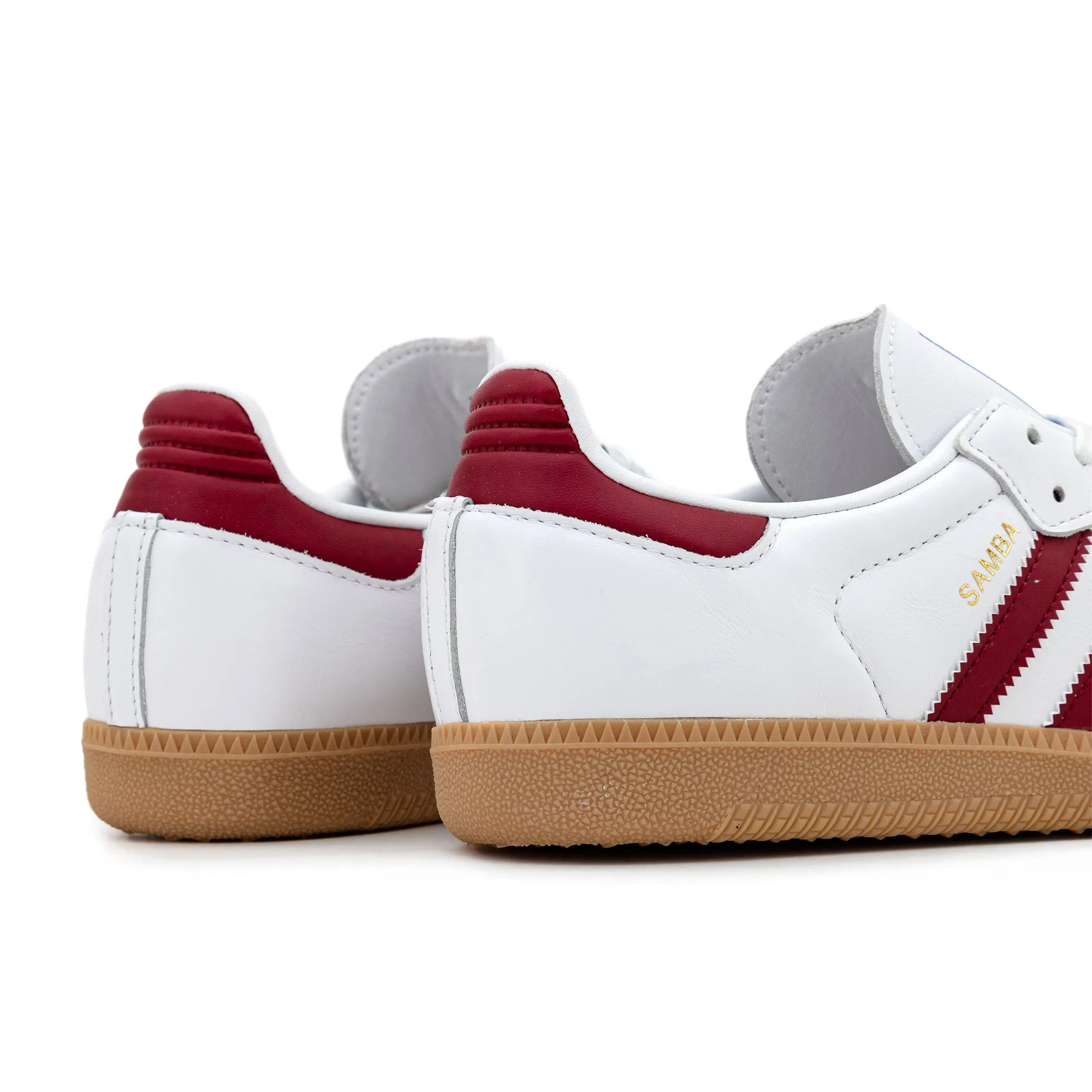 adidas Samba OG White/Burgandy/Gum IF3813