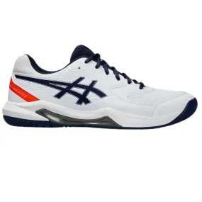 Asics GEL-DEDICATE 8 Mens Tennis Shoes - White/Blue Expanse