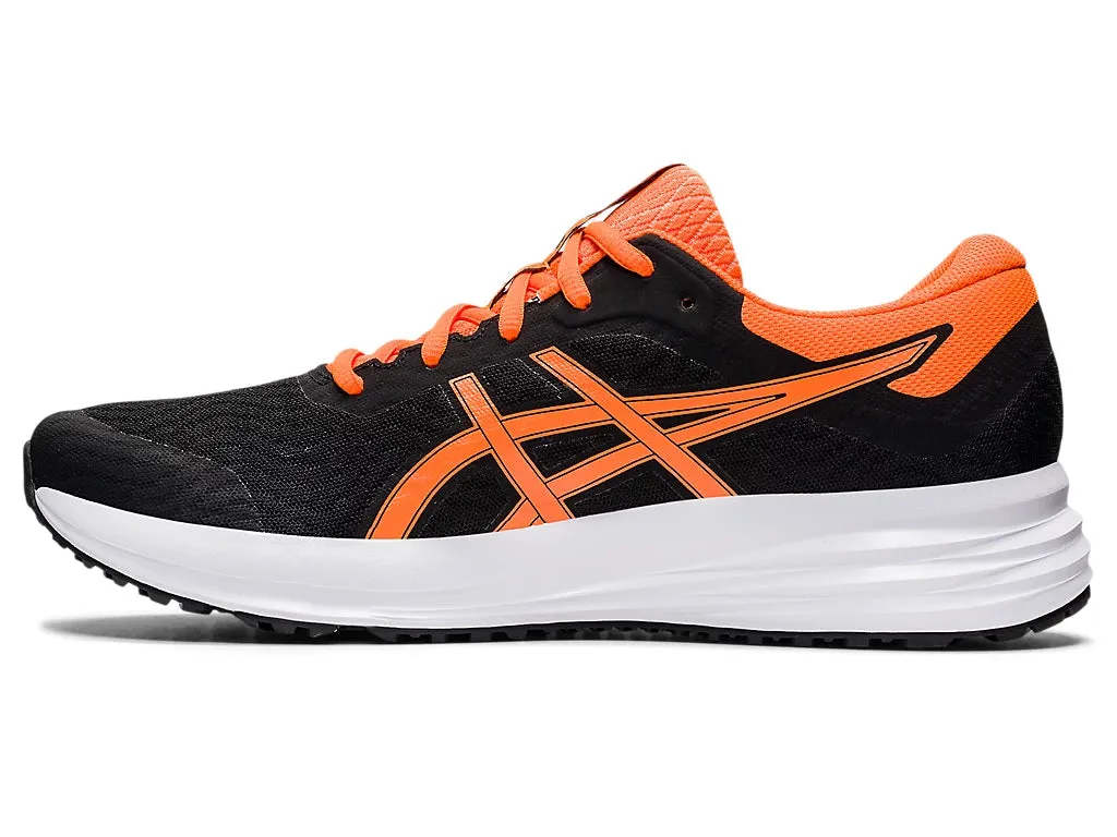 Asics Patriot 12 Men's Running Shoes - Black/Shocking Orange