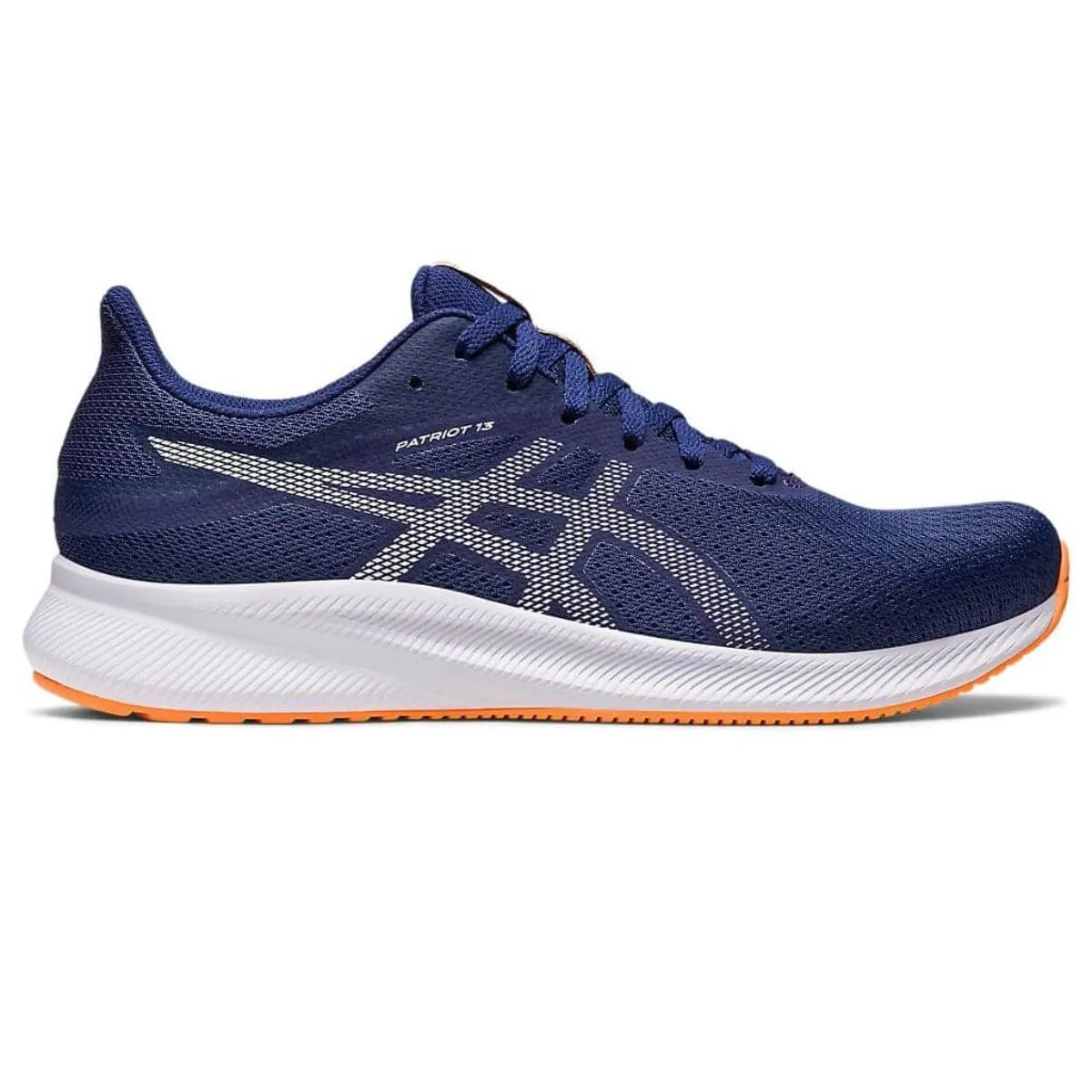 Asics Patriot 13 Men's Running Shoes | Indigo Blue/White