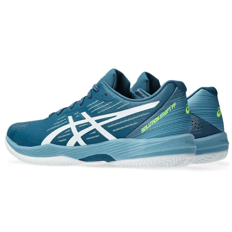 Asics Solution Swift FF Clay Men's Tennis Shoes - Restful Teal/White