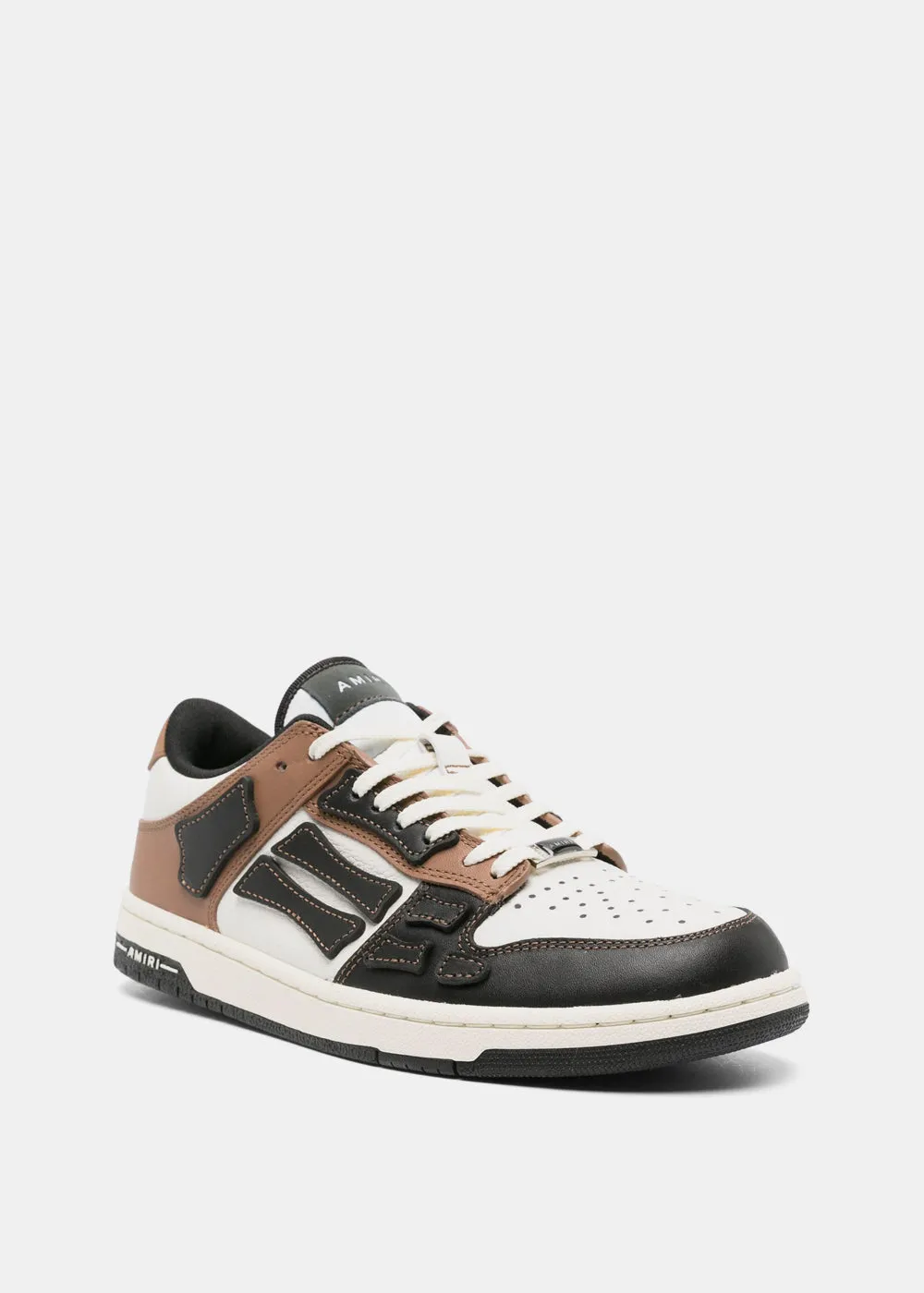 Black & Brown Skeltop Low Sneakers