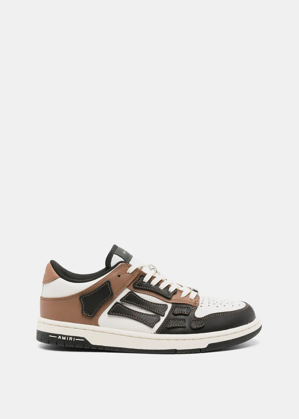 Black & Brown Skeltop Low Sneakers