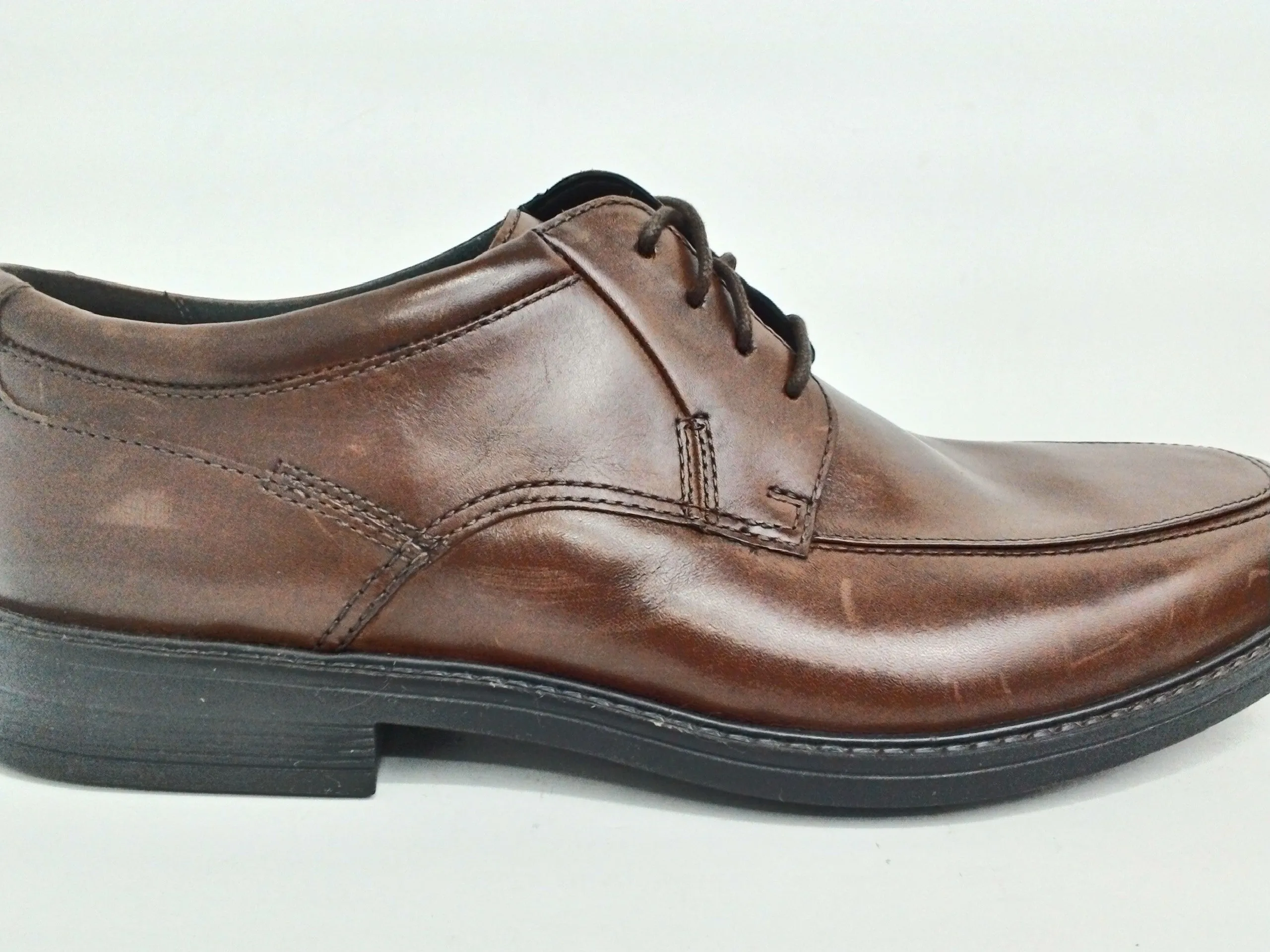 BOSTONIAN Men's Brown Leather Shoe Size 13 M