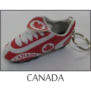 Canada Mini Soccer Shoe Key Chain