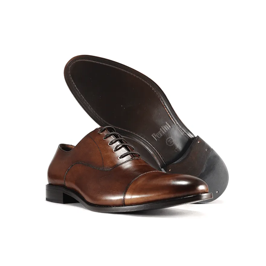 Cap Toe Oxford (rubber Sole) Castagna