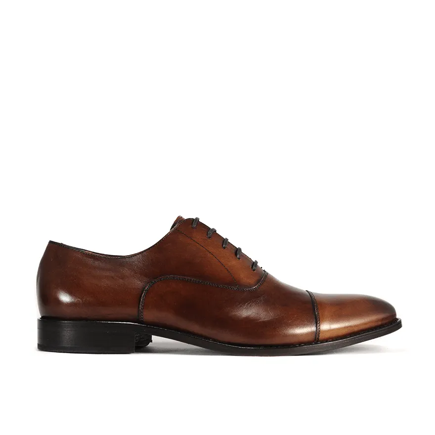 Cap Toe Oxford (rubber Sole) Castagna