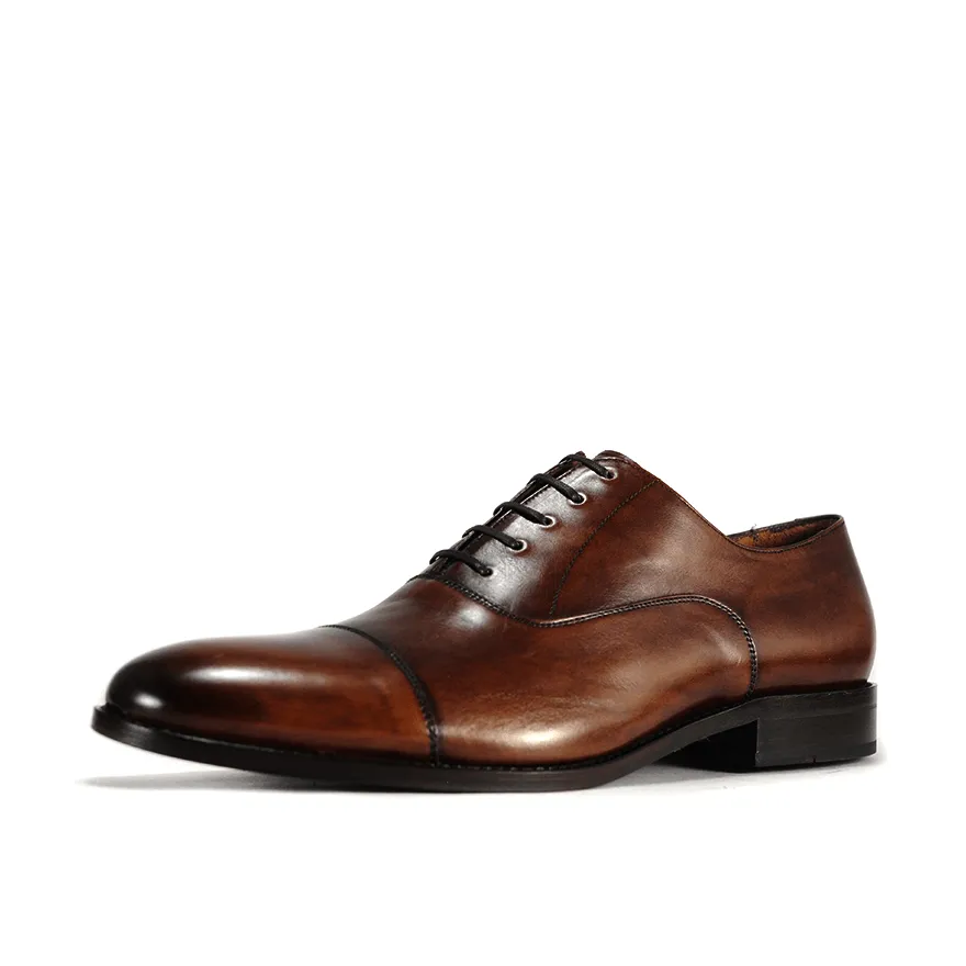 Cap Toe Oxford (rubber Sole) Castagna