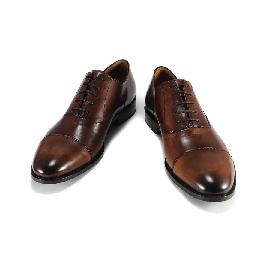 Cap Toe Oxford (rubber Sole) Castagna