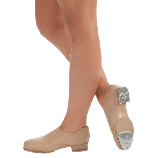 Capezio Adult Riff Slip-On Tap Shoes - Caramel