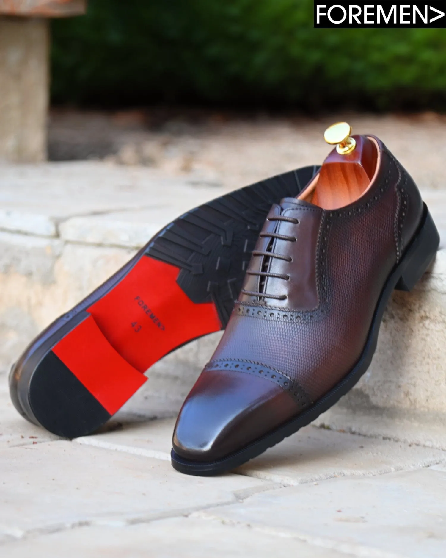 CULLINAN | Burgundy Adelaide Oxfords