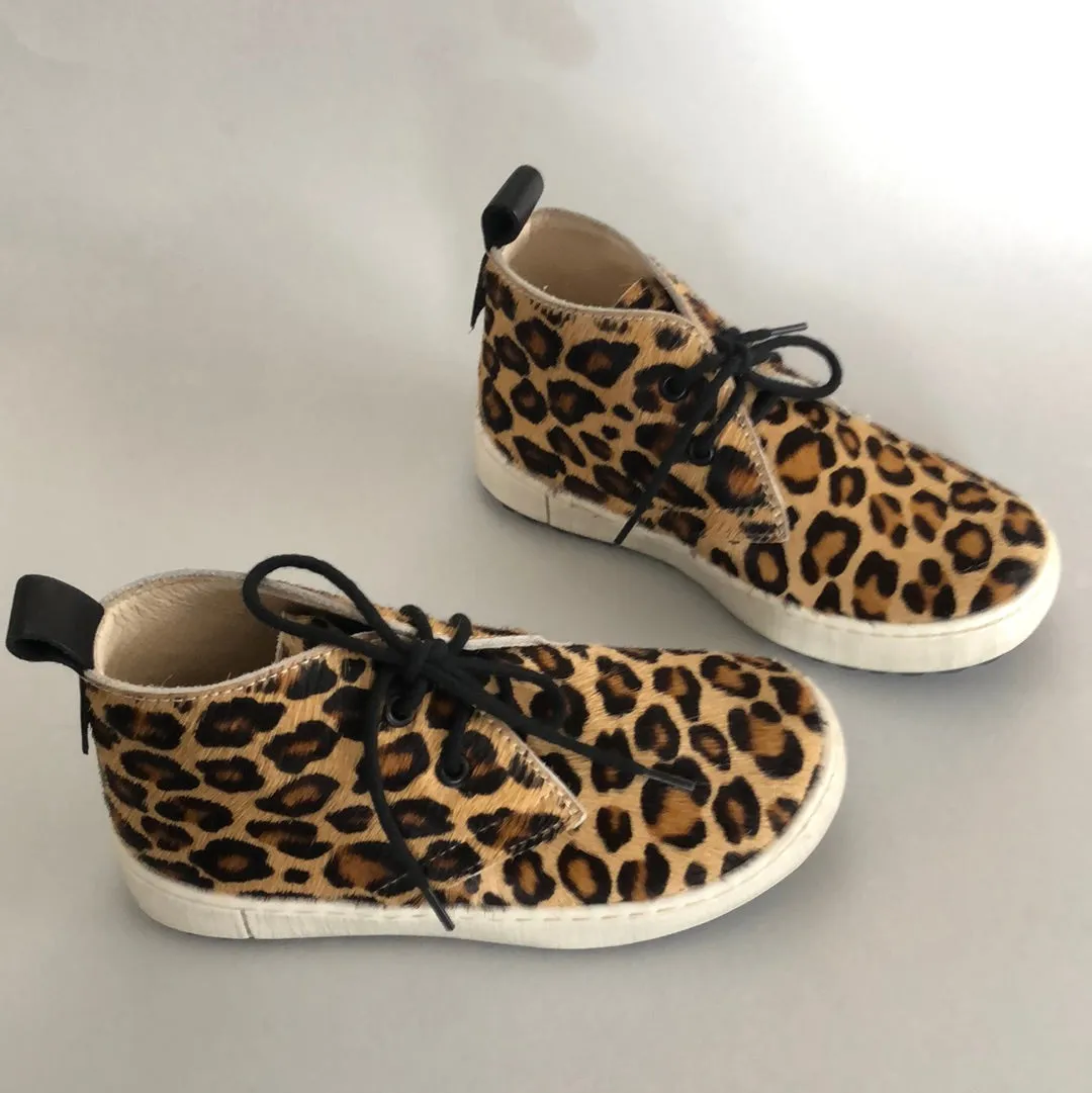 (E2539-3) Emel Leopard Sneakers