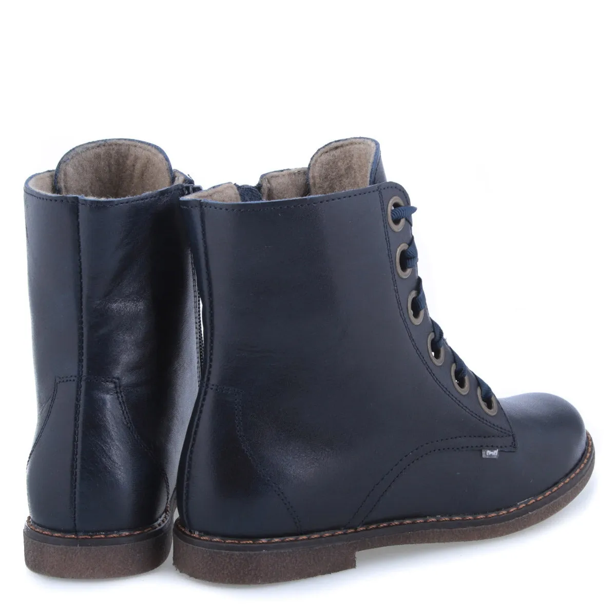 Emel Blue lace-up boots (EY2622G-2)