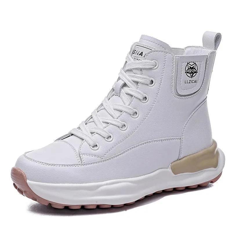 G30 Women's Casual Shoes - High Top Sneakers - Thick Soled Boots