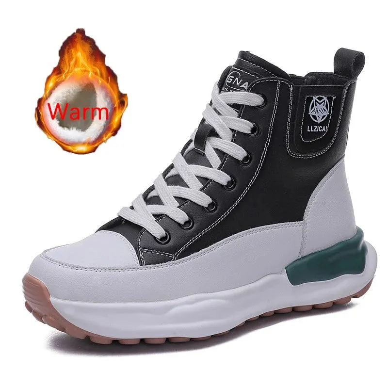 G30 Women's Casual Shoes - High Top Sneakers - Thick Soled Boots