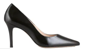 HOGL Black Leather Stiletto Shoe Boulevard 70