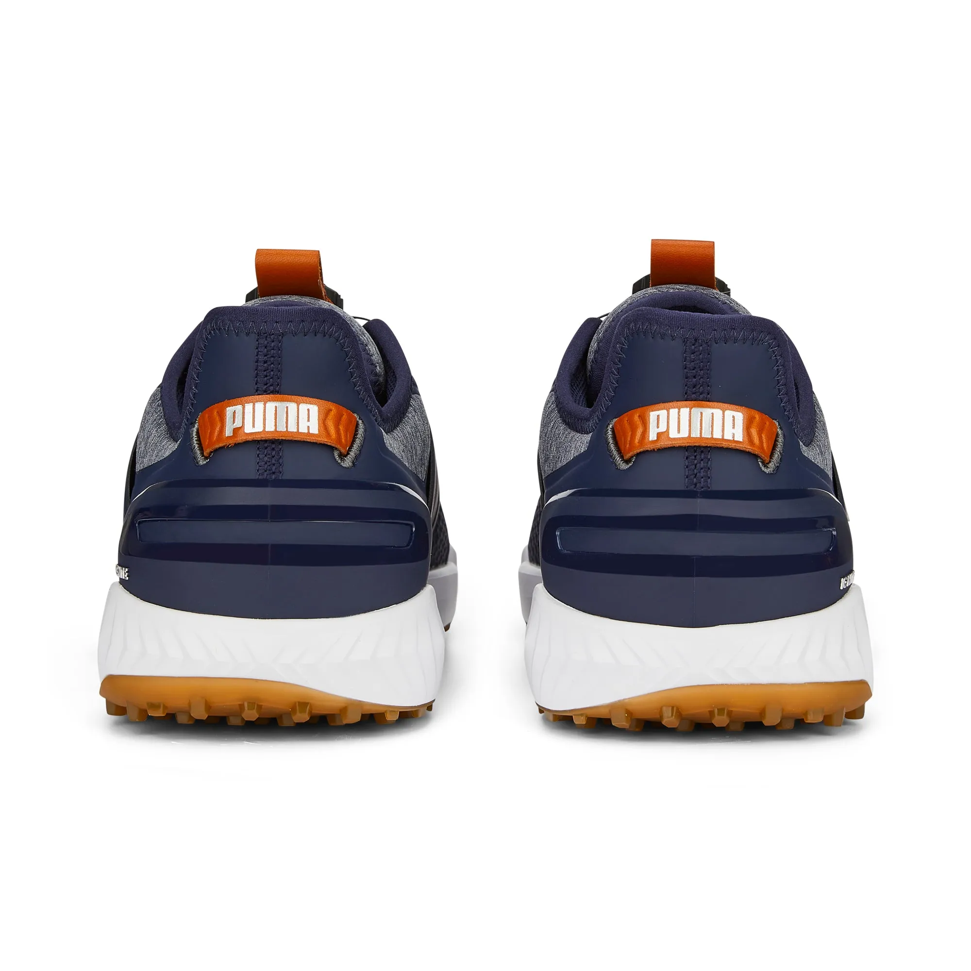 IGNITE ELEVATE DISC Spikeless Golf Shoes | Puma Navy / Puma Silver