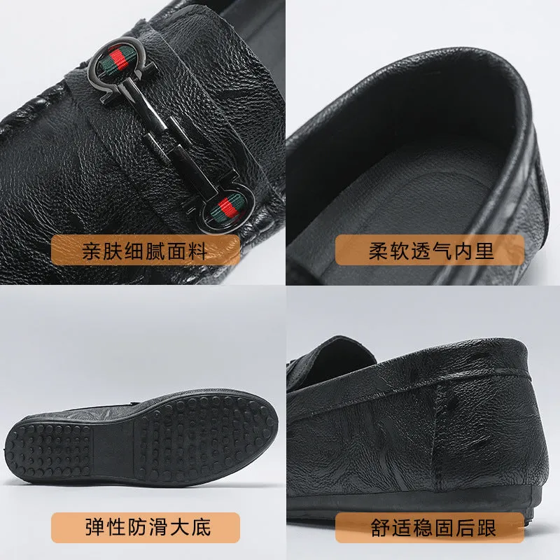 INSTOCK - new spring Korean style casual shoes men's bean shoes