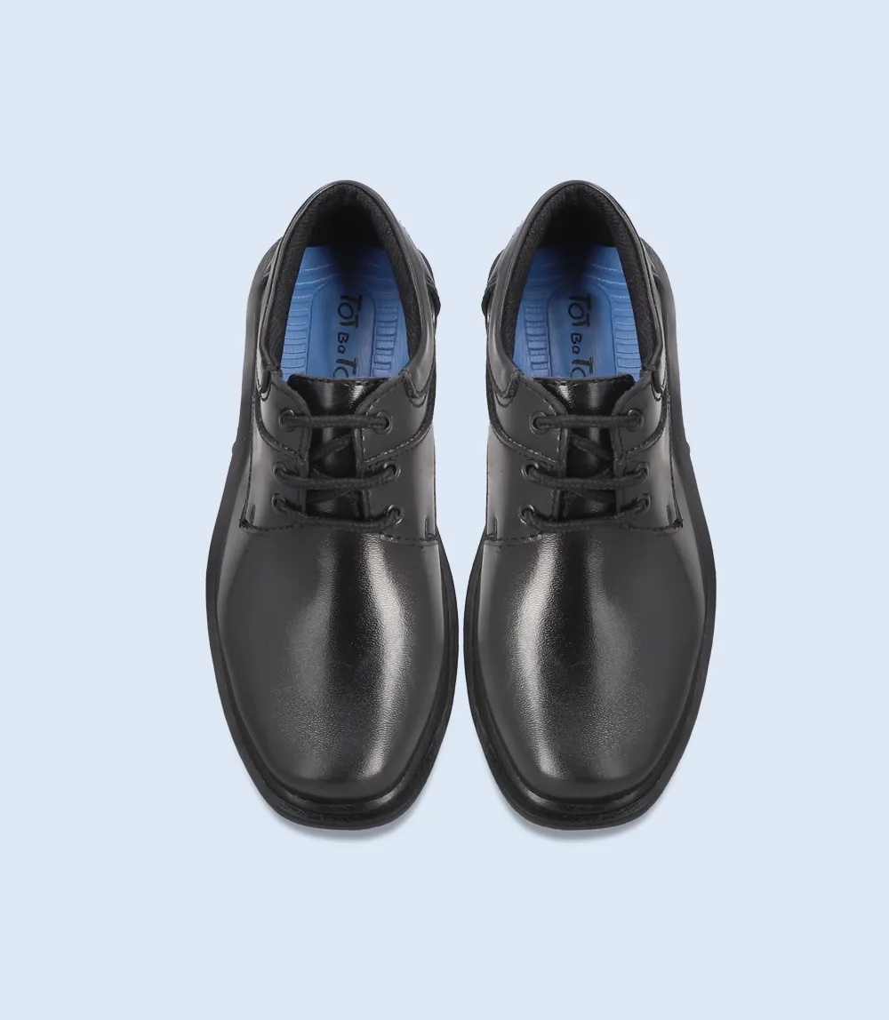 KB0032-BLACK-Boys Casual School Shoes