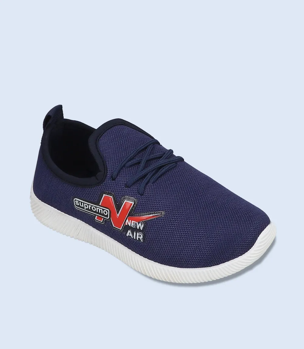 KB0128-BLUE-Boys Casual Sneakers