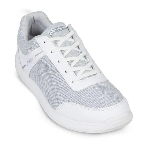 KR Mens Flyer Mesh White Grey Bowling Shoes