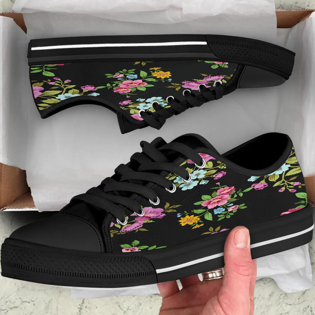 Low Top Shoe - Flowers