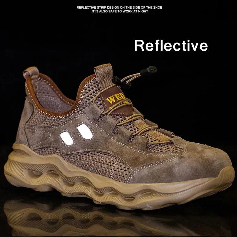 Men's Casual Safety Shoes: CSR22 - Breathable Work Sneakers