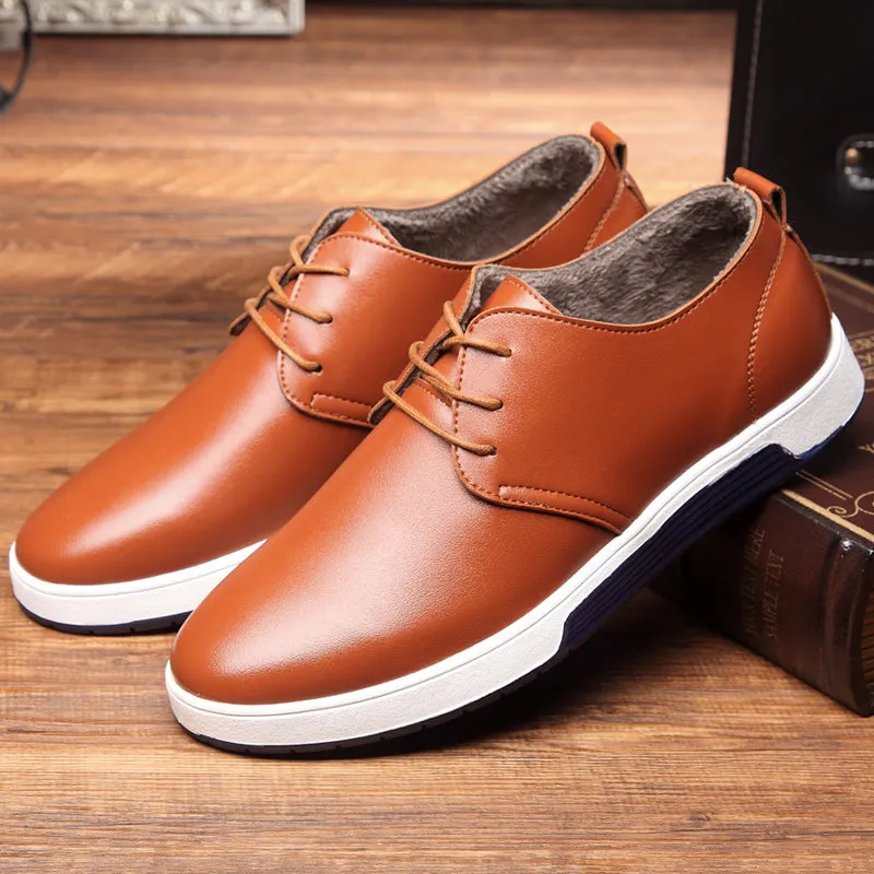 Men’s Fur Casual Oxford Shoes