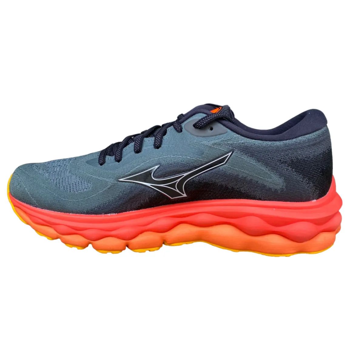 Mizuno men's running shoe Wave Sky 7 J1GC230251 gray orange