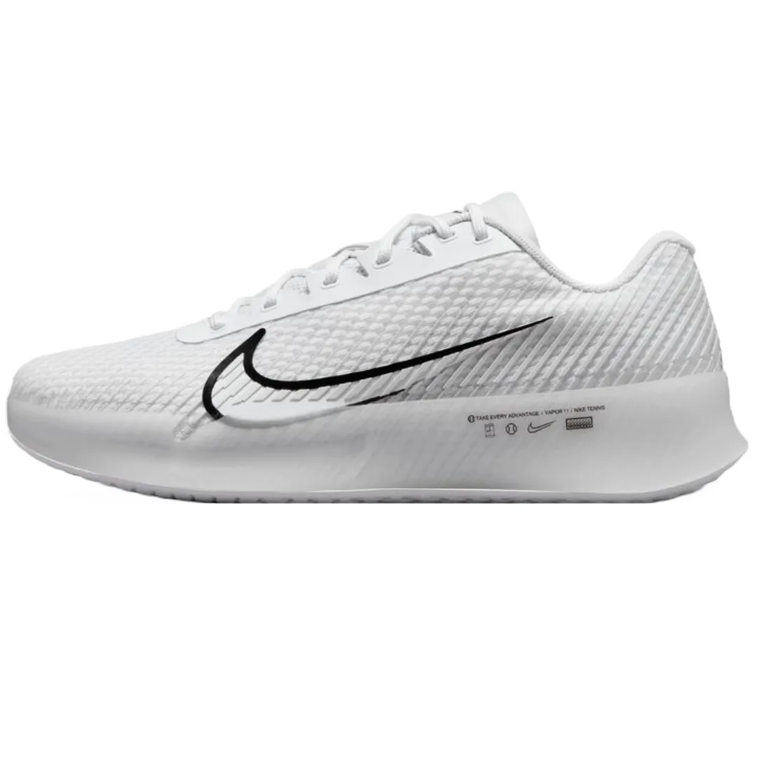 Nike Court Air Zoom Vapor 11 Men's Hard Court Tennis Shoes -  White/Black-Summit White