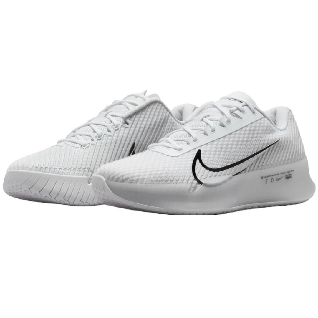 Nike Court Air Zoom Vapor 11 Men's Hard Court Tennis Shoes -  White/Black-Summit White