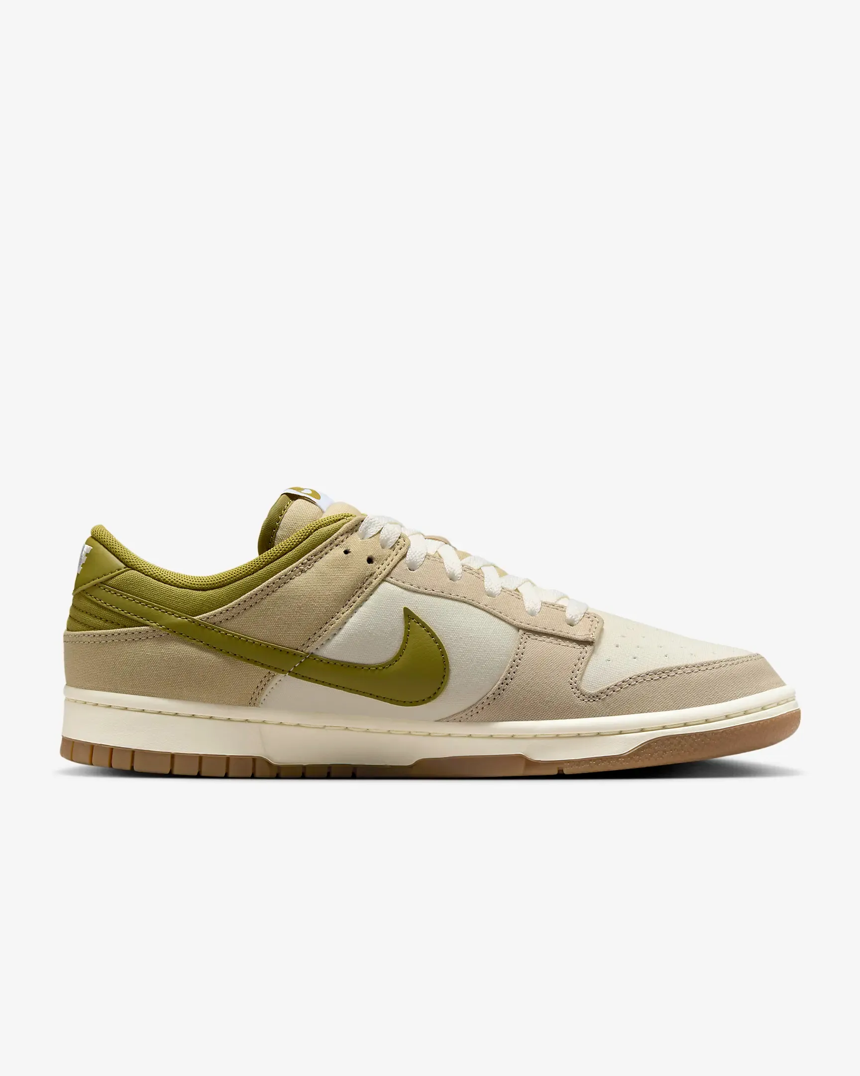 Nike Men's Dunk Low Shoes - Sail / Cream II / Limestone / Pacific Moss