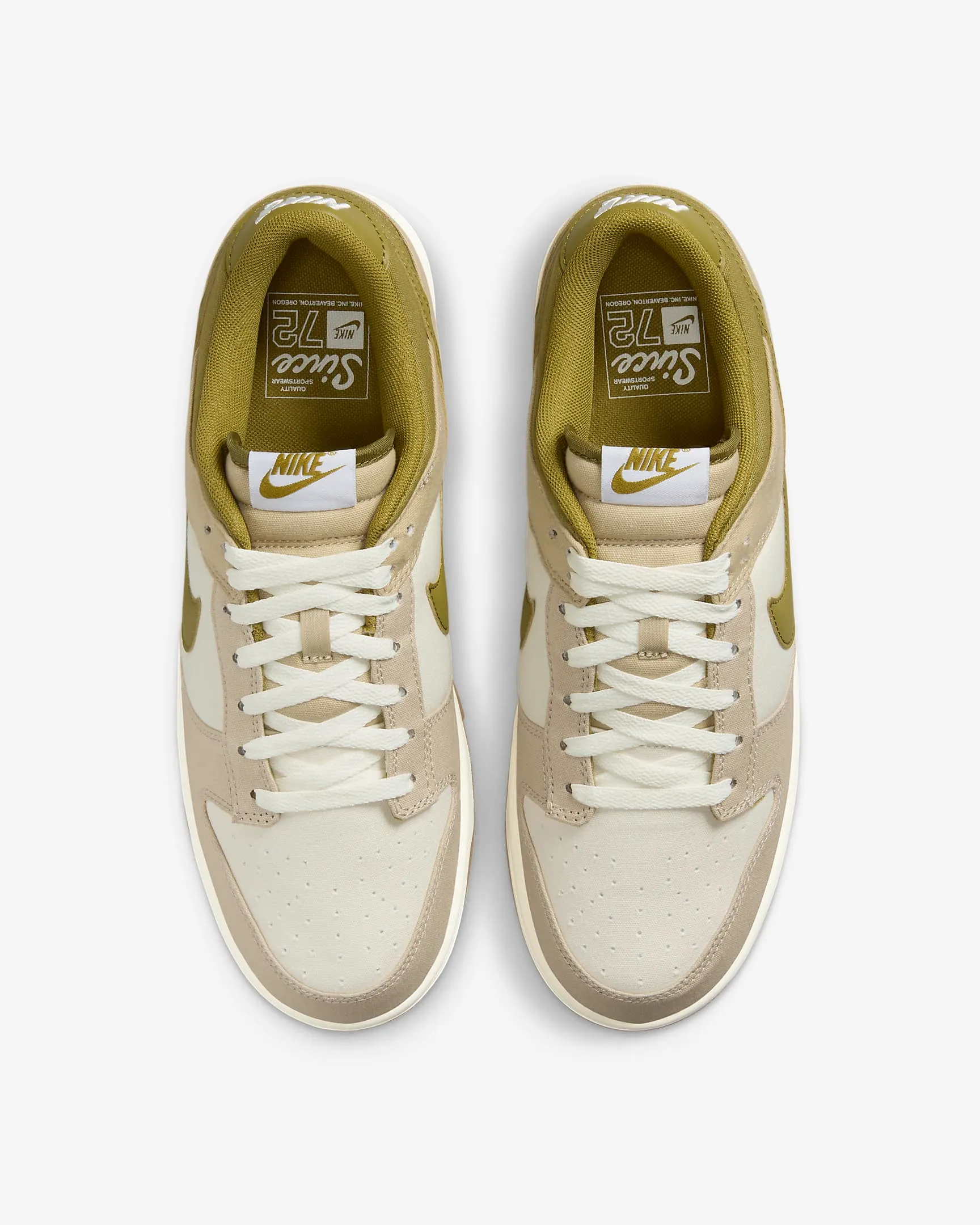 Nike Men's Dunk Low Shoes - Sail / Cream II / Limestone / Pacific Moss