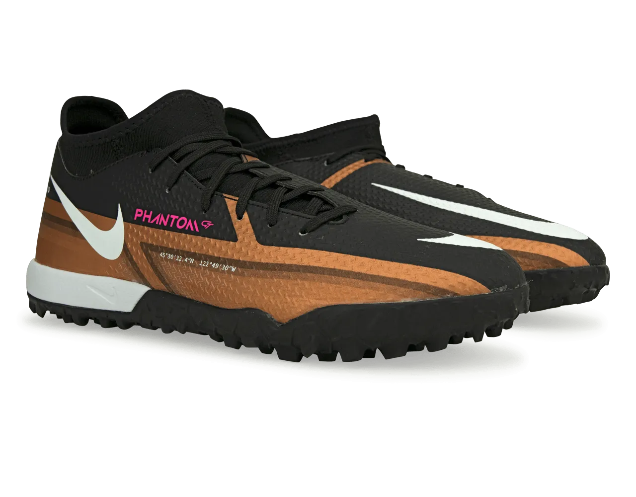 Nike Men's Phantom GT2 DF Academy TF Metallic Copper