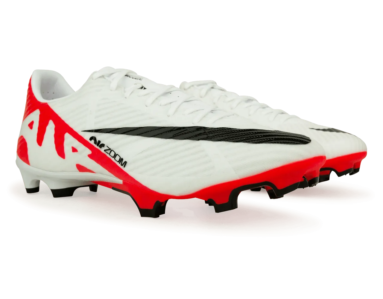 Nike Men's Zoom Mercurial Vapor 15 Academy FG/MG White/Red