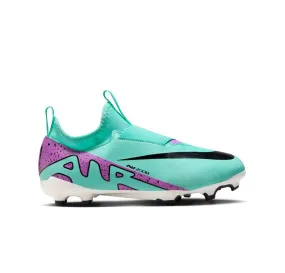 Nike Mercurial Zoom Vapor 15 Academy FG/MG Jnr Football Boots (Hyper Turquoise/Fuschia Dream)