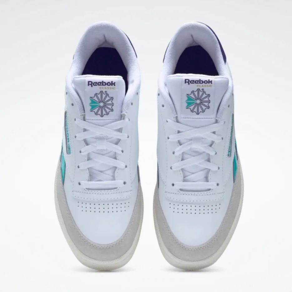 REEBOK Club C Revenge Vintage Shoes Cloud White / Classic Teal / Bold Purple