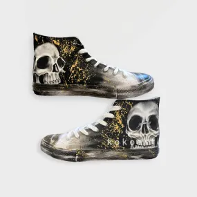 Skulls Hand Painted Shoes