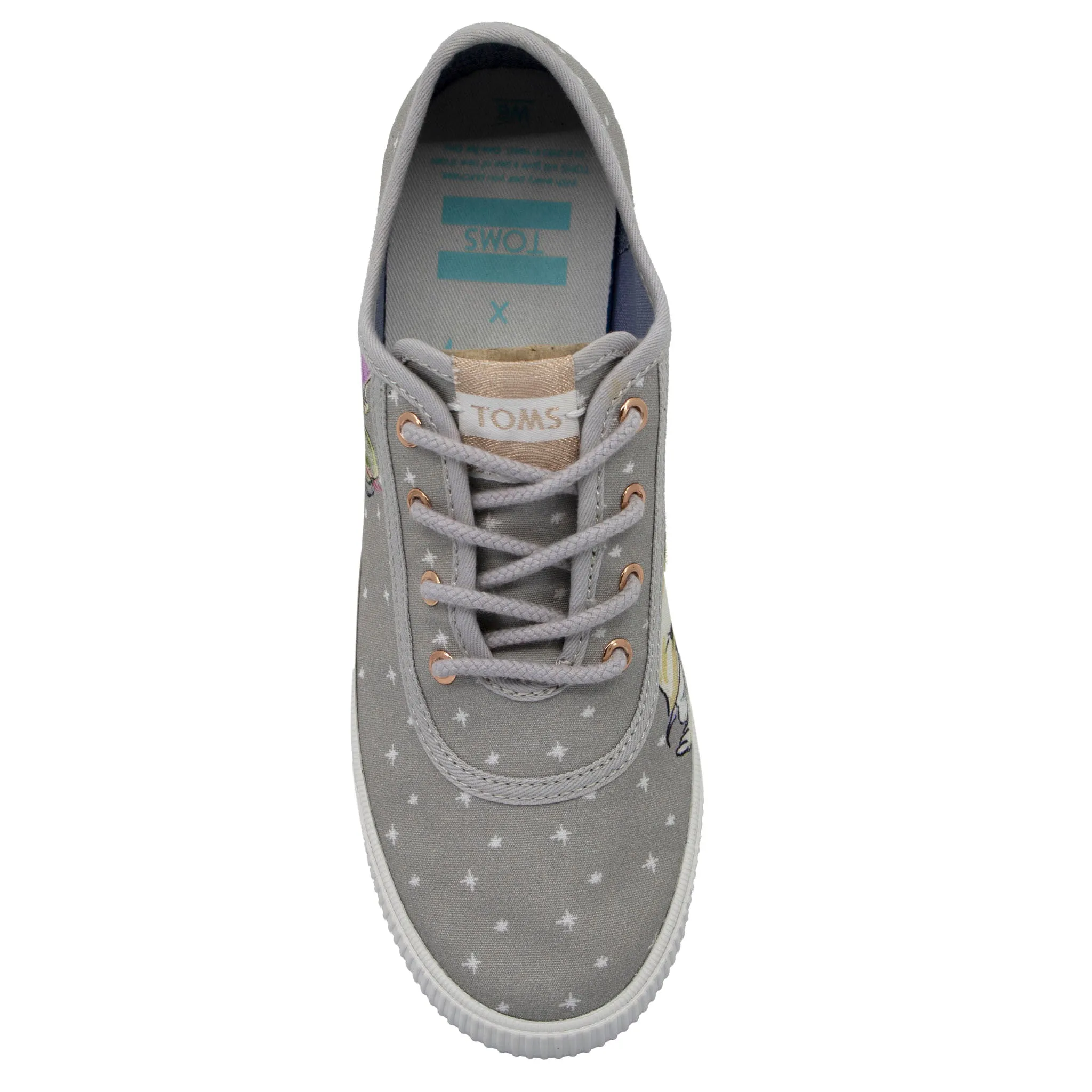 Toms x Disney Dopey Grey Plimsolls - Womens