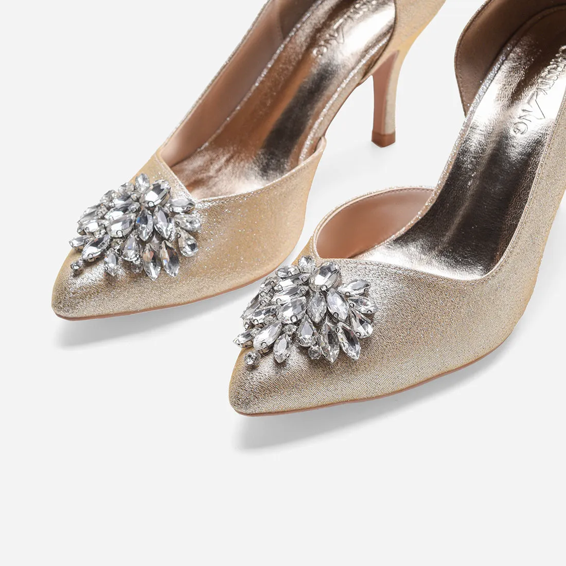 Twilight Cynthia Gold Pumps