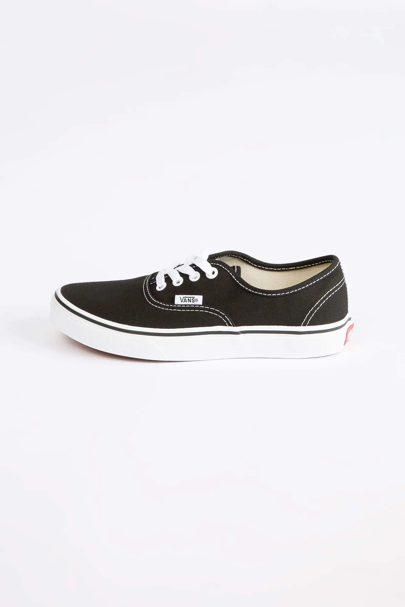 Vans Youth Black And White Authentic Shoes Size 3-4