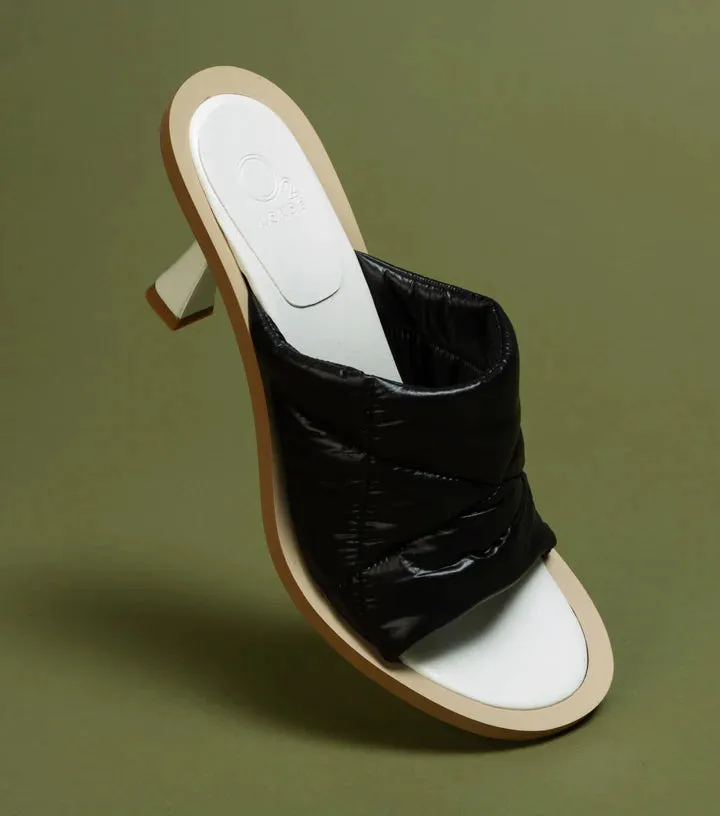 Varunah Mules in Black Nylon