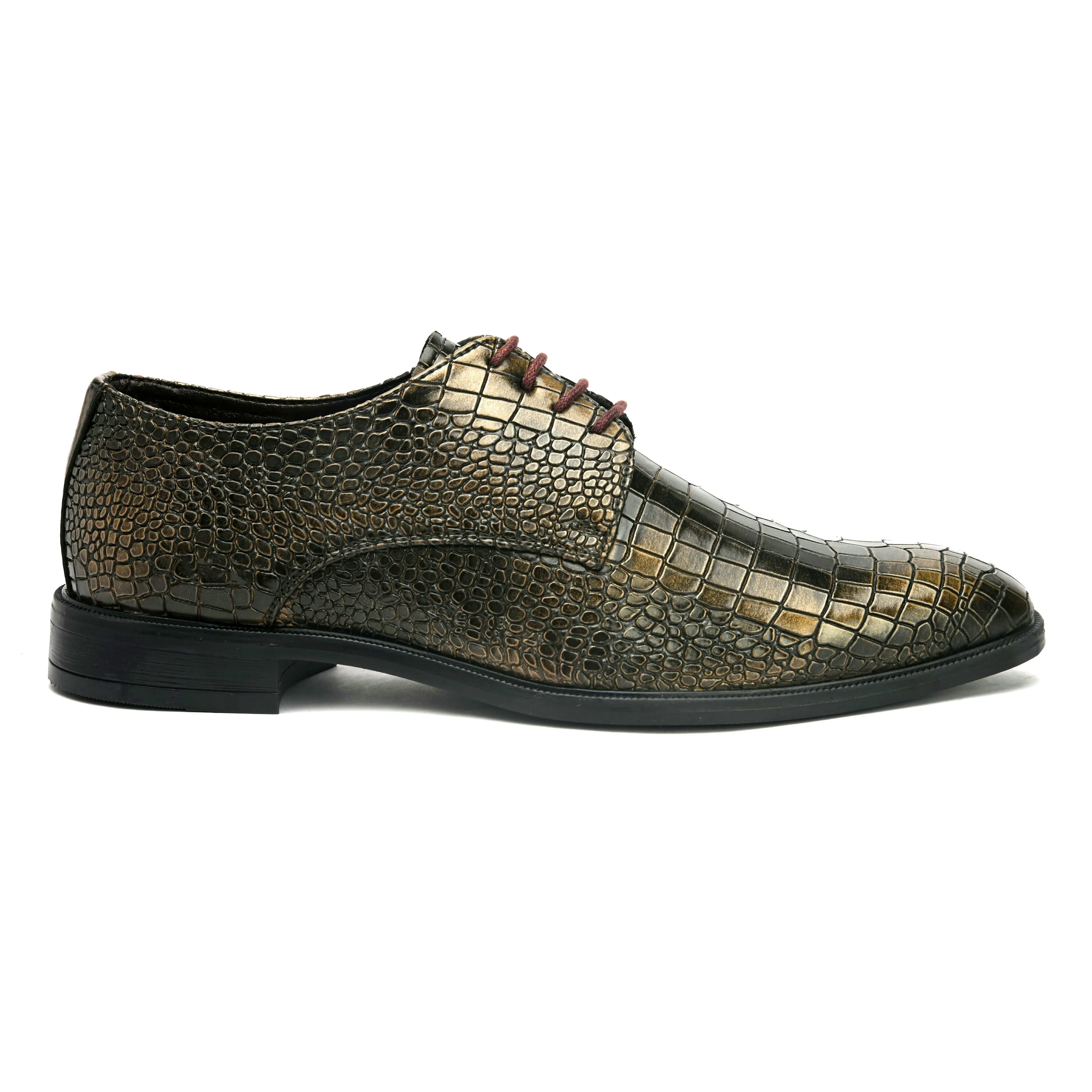 Venus Gold Derby Shoes