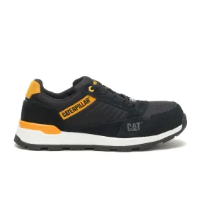 Venward WoMen's Composite-Toe Work Shoes Black/Cat Yellow