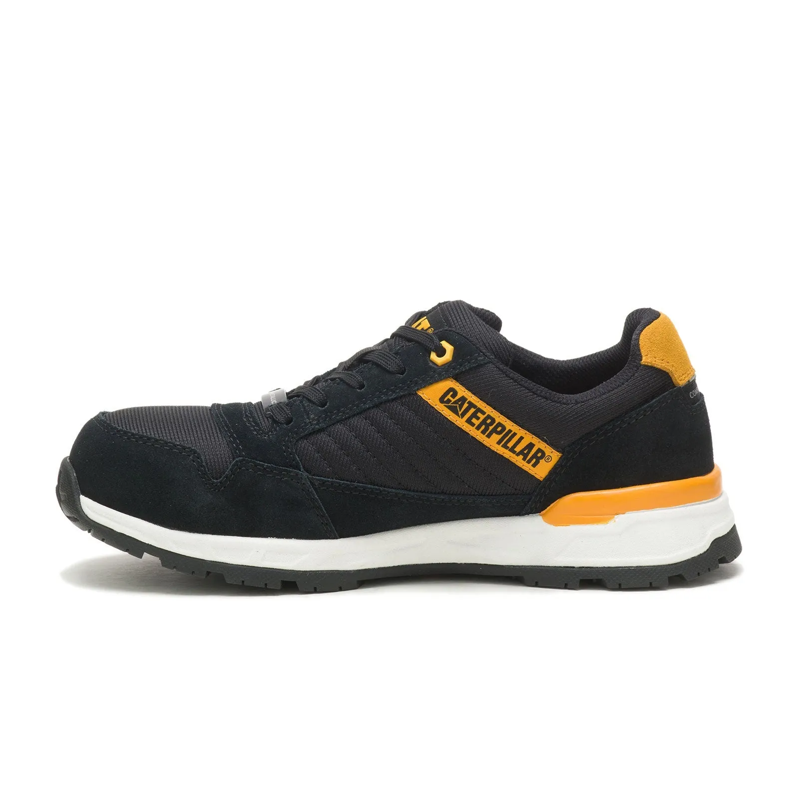 Venward WoMen's Composite-Toe Work Shoes Black/Cat Yellow